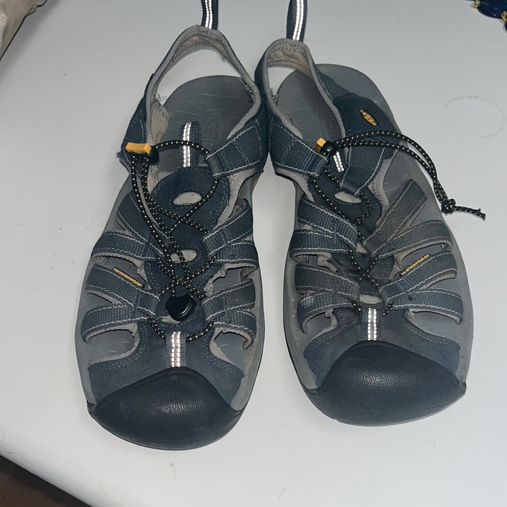 Keen Men’s 11.5 waterproof blue gray shoe
